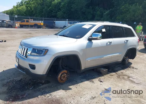 2012 Jeep Grand Cherokee Overland из США, поврежденный, VIN 1C4RJFCG2CC222333